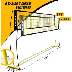 Red de entrenamiento de voleibol ajustable | Profesional y facil de armar