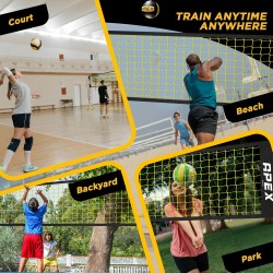 Red de entrenamiento de voleibol ajustable | Profesional y facil de armar