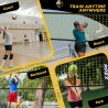Red de entrenamiento de voleibol ajustable | Profesional y facil de armar