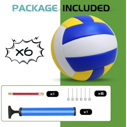 Paquete de 6 pelotas de voleibol | Paquete de 6 de alta calidad