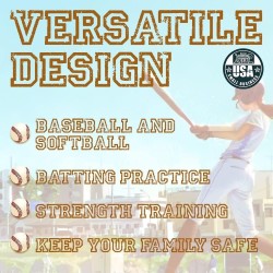 Bate de béisbol | Echo de madera maciza para beisbol o defensa personal