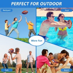 Jasonwell Fútbol acuático para piscina, playa, paquete de 2 unidades