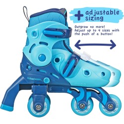 Roller Derby Patines en linea | Con 2 modos de rueda ajustables