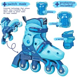 Roller Derby Patines en linea | Con 2 modos de rueda ajustables