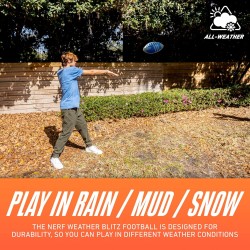 Balón de fútbol americano de espuma Nerf Weather Blitz