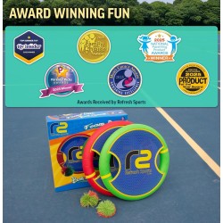 Divertido juego de pelota y raqueta saltarina para lanzar y atrapar