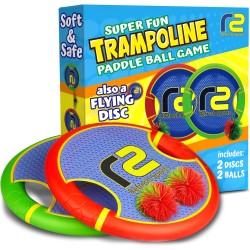 Divertido juego de pelota y raqueta saltarina para lanzar y atrapar