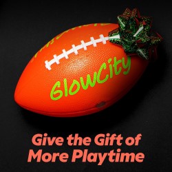 GlowCity Balón de fútbol que brilla en la oscuridad