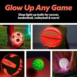 GlowCity Balón de fútbol que brilla en la oscuridad