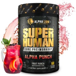 ALPHA LION Core - Polvo de preentrenamiento | Con sabor a ponche de frutas