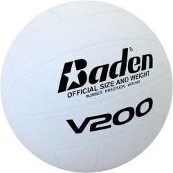 Pelota de voleibol de goma Baden V200. Pelota de voleibol duradera y multiuso