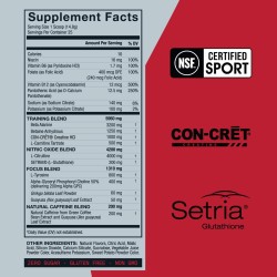 ZOA + Polvo de preentrenamiento sin azúcar | Sin sabor y sin azucar