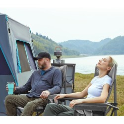 TIMBER RIDGE Silla de camping plegable de gran tamaño