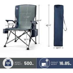 TIMBER RIDGE Silla de camping plegable de gran tamaño