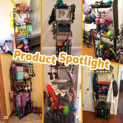 PLKOW Almacenamiento de equipamiento deportivo para garaje