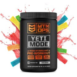 MTN OPS Yeti Mode - Polvo de preentrenamiento | Estimulante con sabor acido