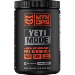 MTN OPS Yeti Mode - Polvo de preentrenamiento | Estimulante con sabor acido