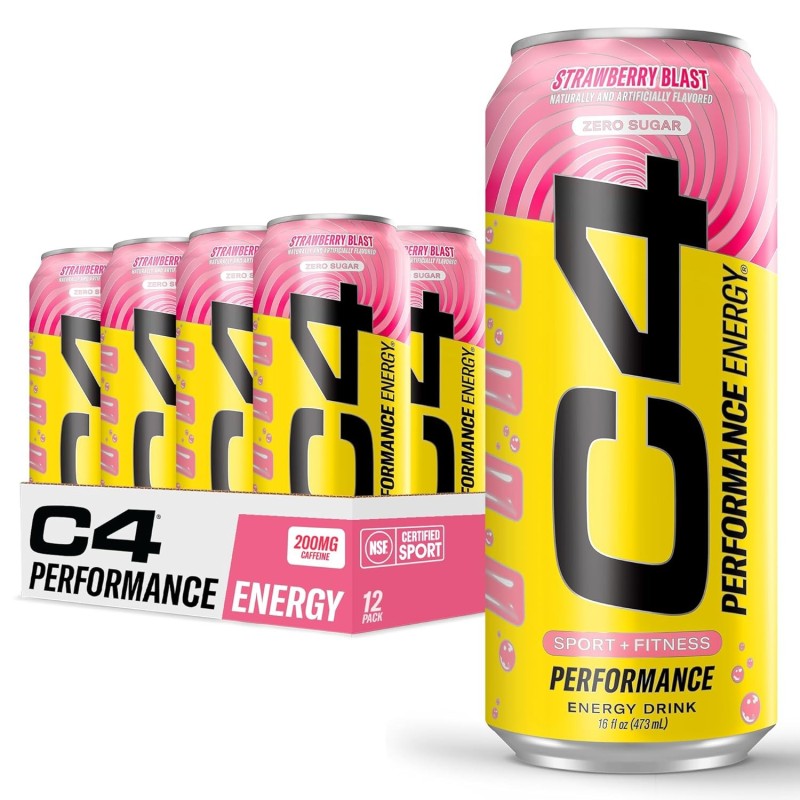 Bebida energética preentrenamiento carbonatada sin azúcar marca Cellucor