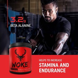 Woke-Parent - Suplemento dietario pre-entrenamiento | formula pre entrenamiento con sabor a frambuesa