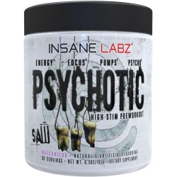 Insane Labz Psychotic SAW®, polvo de preentrenamiento | De alta rigidez y en diferentes sabores