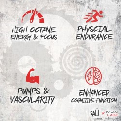 Insane Labz Psychotic SAW®, polvo de preentrenamiento | De alta rigidez y en diferentes sabores