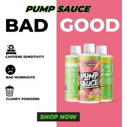 Pump Sauce gomitas Pre-entrenamiento | Sin cafeina y spectrum completo