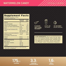 Pre-Workout vitamina D marca Optimum Nutrition para reforzar el sistema inmunitario