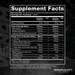 DRAGON PHARMA Venom Extreme Potency Pre-entrenamiento