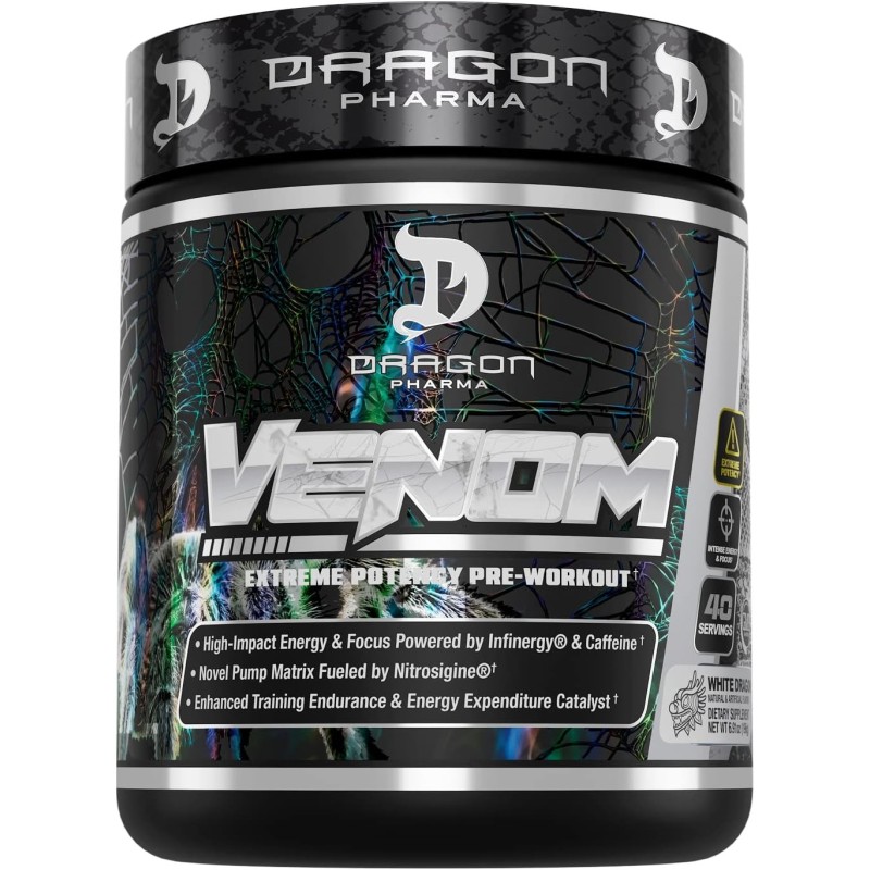 DRAGON PHARMA Venom Extreme Potency Pre-entrenamiento