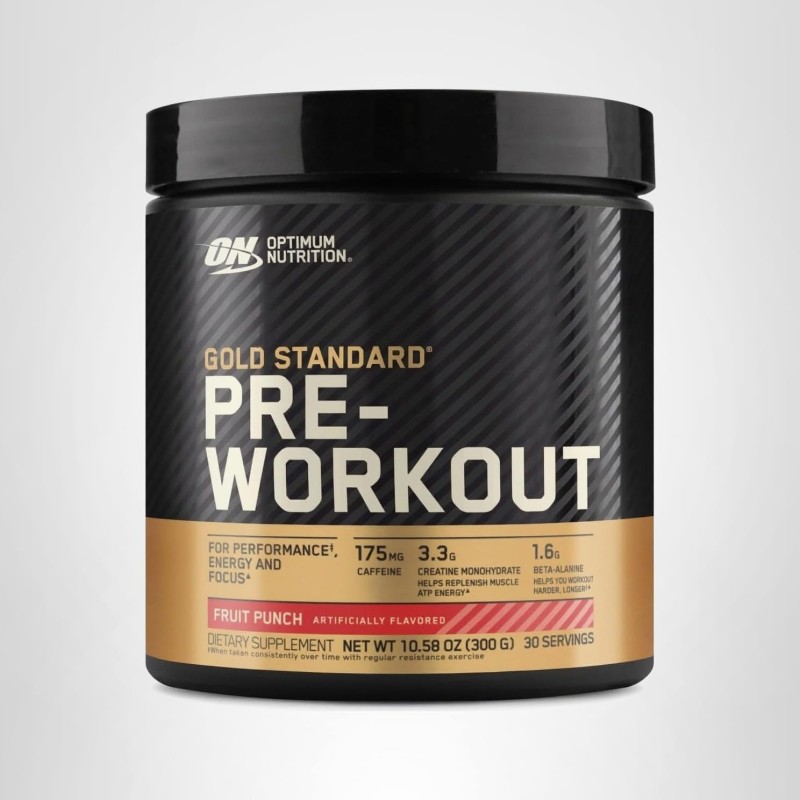 Suplemento Gold Standard para antes del entrenamiento Optimum Nutrition