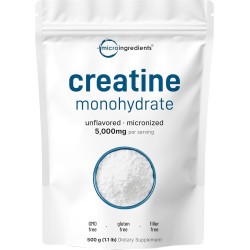 Monohidrato de creatina instantánea en polvo | Sin sabor y saludable