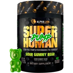 Suplemento preentrenamiento sin cafeína ni estimulantes marca ALPHA LION