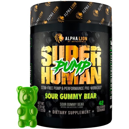 Suplemento preentrenamiento sin cafeína ni estimulantes marca ALPHA LION