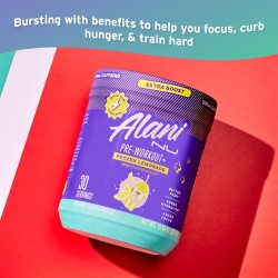 Alani Nu Pre Workout+ - Limonada congelada en polvo
