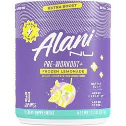 Alani Nu Pre Workout+ - Limonada congelada en polvo