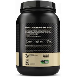 Optimum Nutrition Gold Standard - Proteína en polvo 100 % a base de plantas, sin gluten, proteína vegana para apoyo muscular y